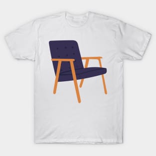 Mid Century Retro Eames Chair Design T-Shirt